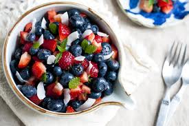 strawberries and blueberries for fat metabolism